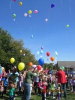 Balloon Launch at our Fairfield Daycare Center